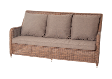 диван плетеный для кафе